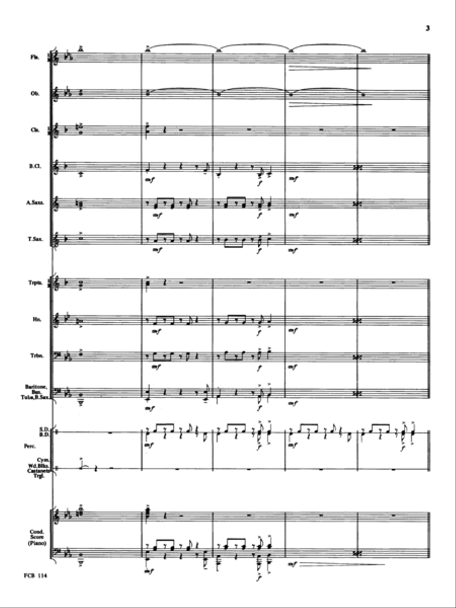 Rodeo Concert Band scores gallery preview page 3