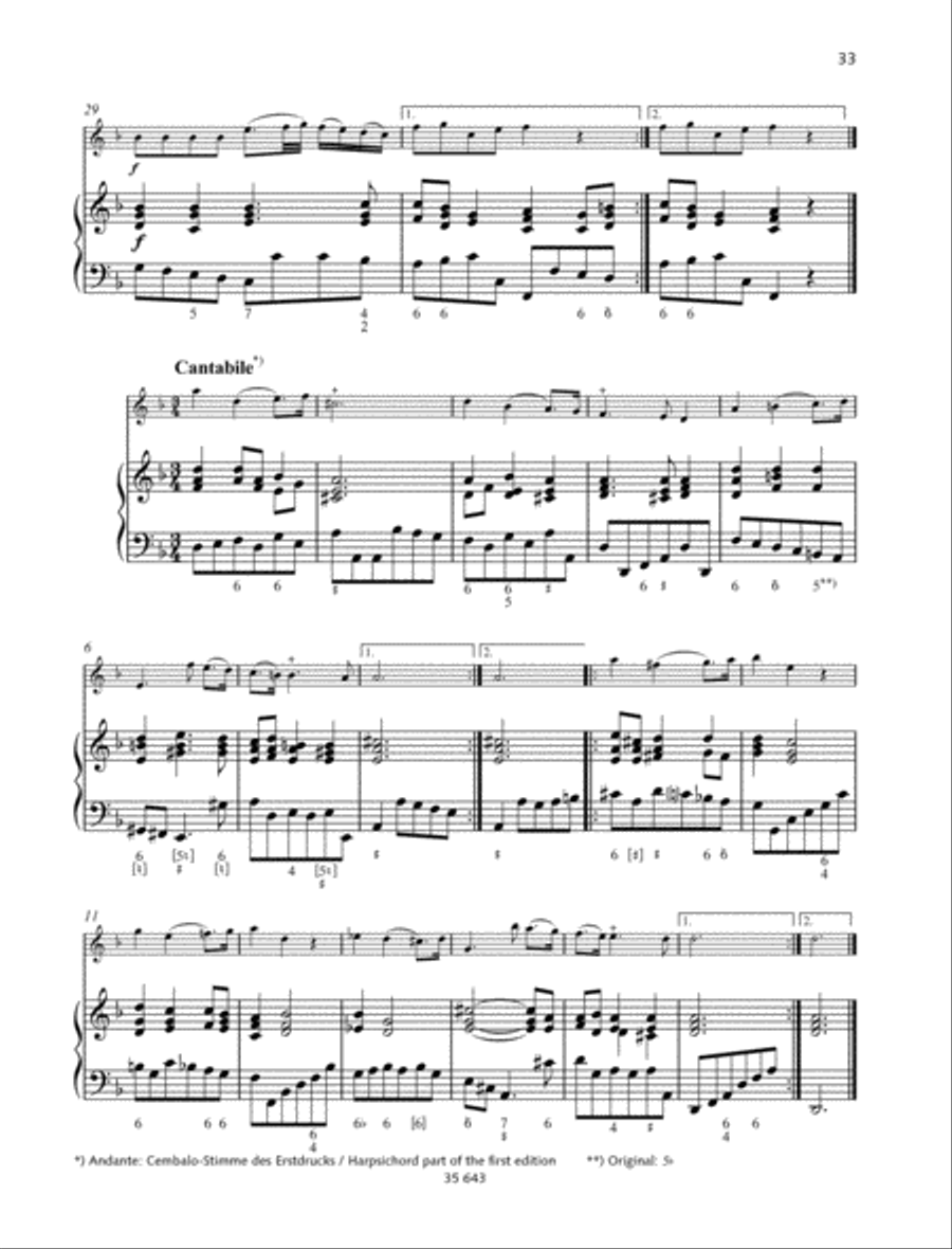 Sonatine F major Sonatine F major Violin scores gallery preview page 3