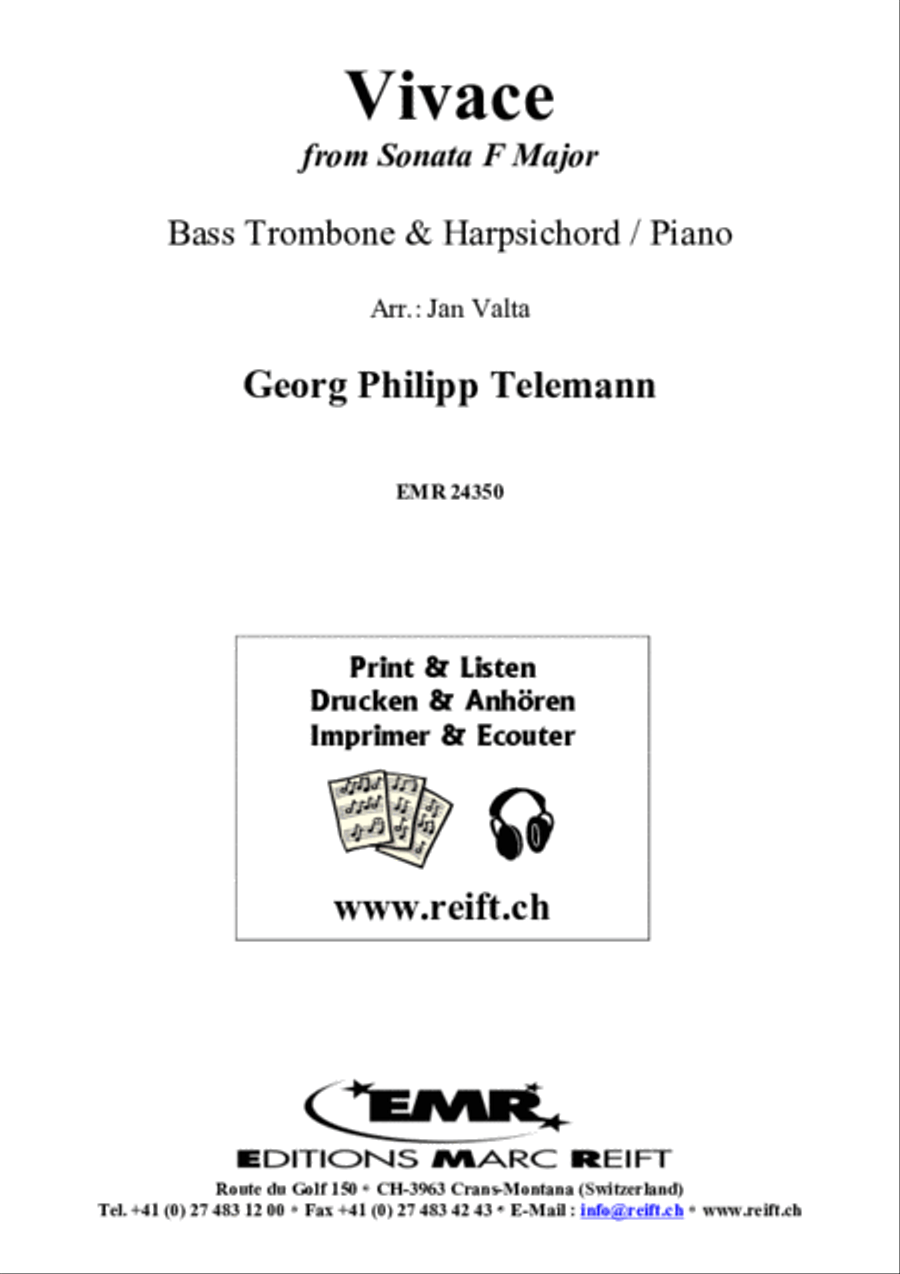 Vivace Trombone scores gallery preview page 2