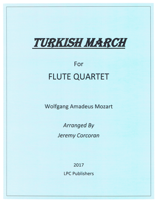 Book cover for Turkish March for Flute Quartet