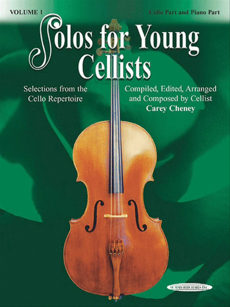 Solos for Young Cellists Cello Part and Piano Acc., Volume 1 Piano Accompaniment scores gallery preview page 1