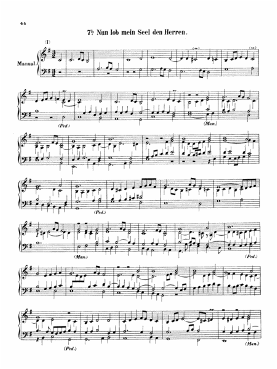 Buxtehude: Organ Works, Volume III Organ scores gallery preview page 1