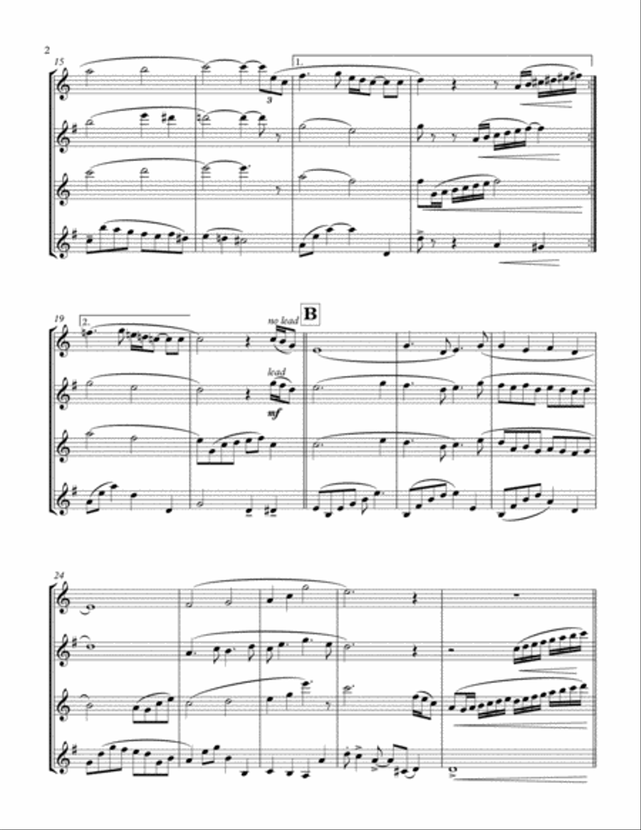 Theme From Ice Castles (through The Eyes Of Love) Woodwind Quartet scores gallery preview page 2