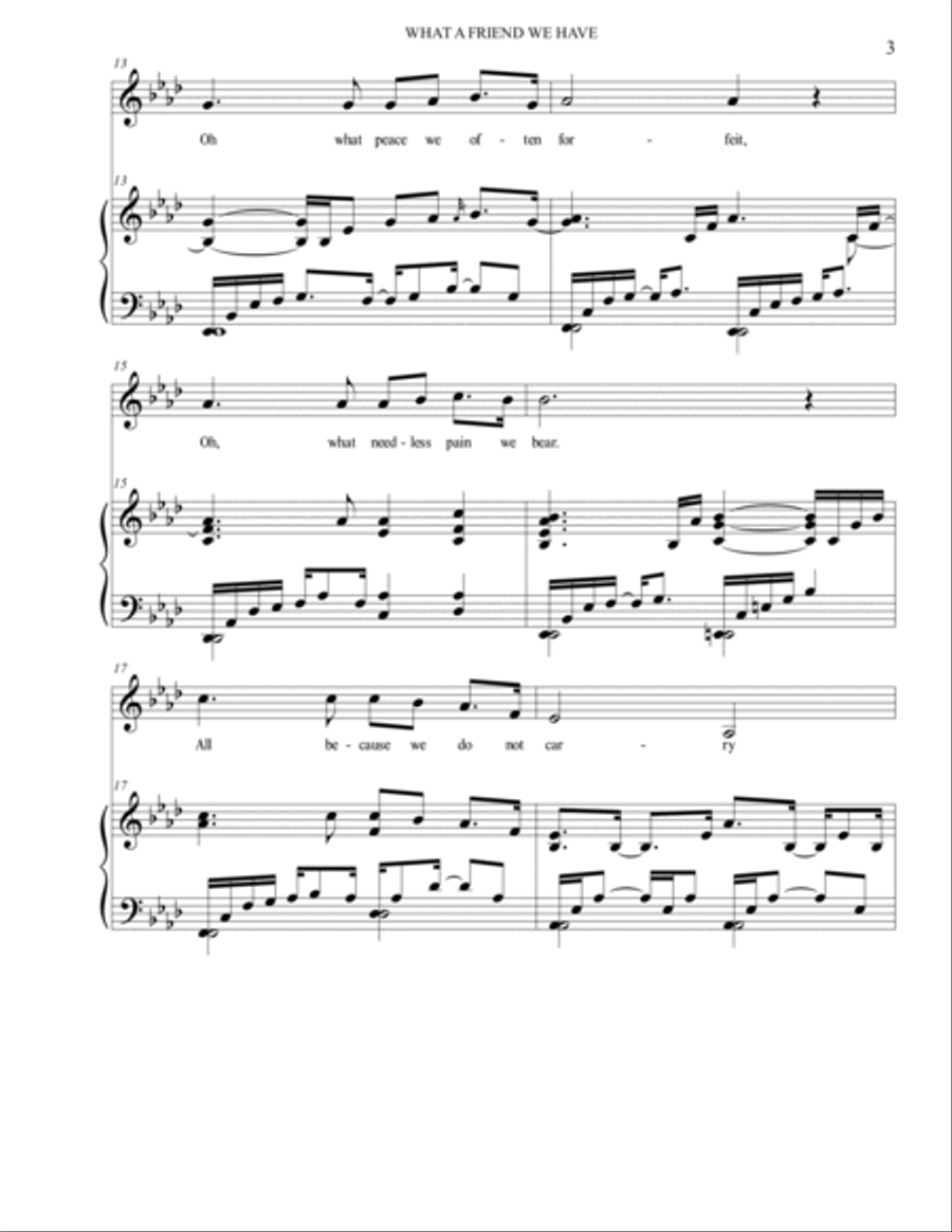 What a Friend We Have Voice scores gallery preview page 3
