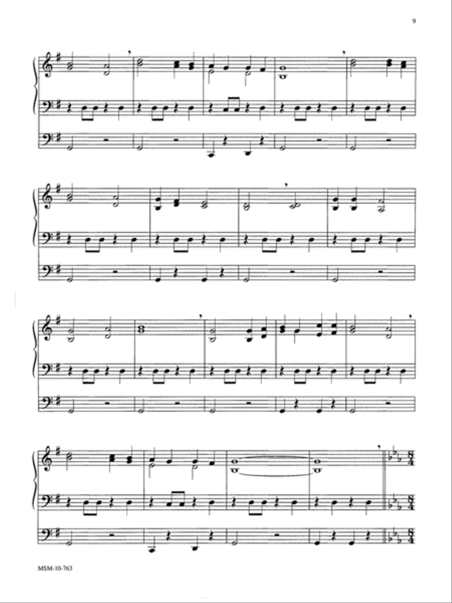 New Songs of Celebration Render Organ scores gallery preview page 2