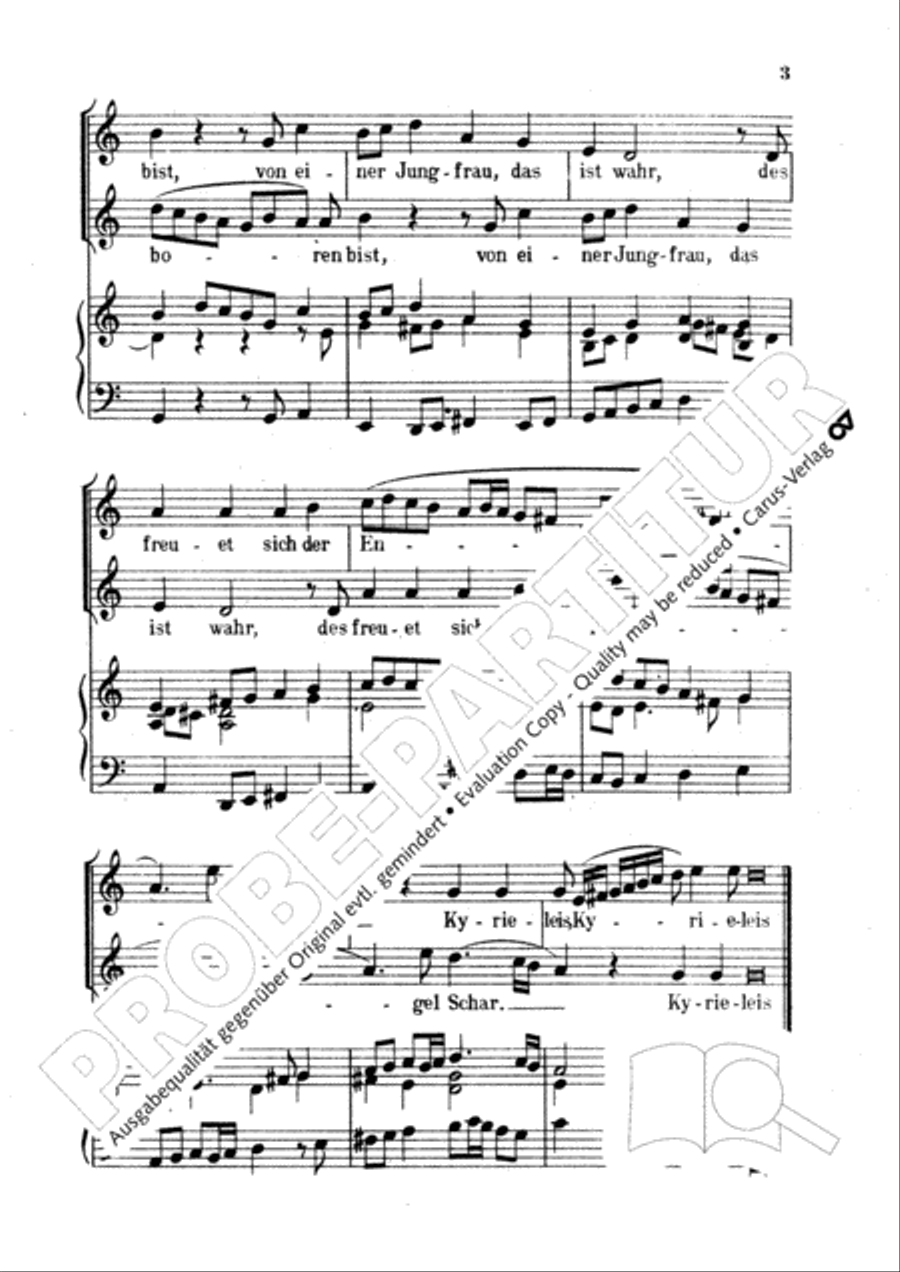 Stern: Der Choral im Kanon Choir scores gallery preview page 5