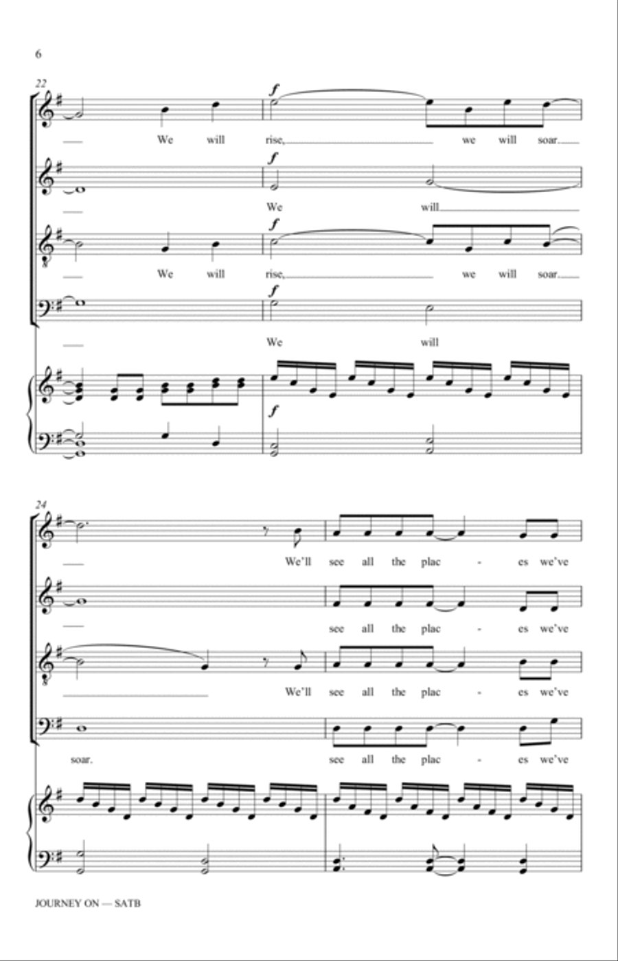 Journey On 4-Part scores gallery preview page 4