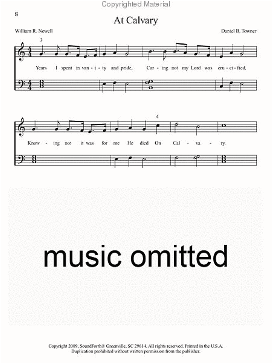 A Simple Hymnal Choir scores gallery preview page 3