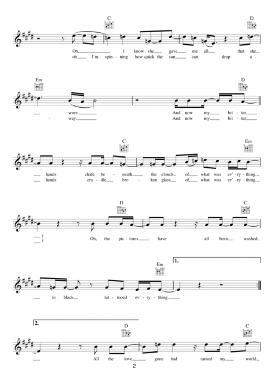 Black Black Piano scores gallery preview page 2