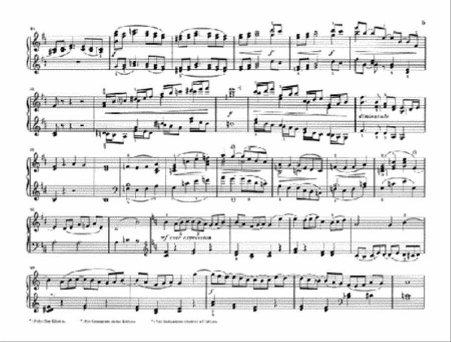 Symphony in B Minor Piano Solo scores gallery preview page 5