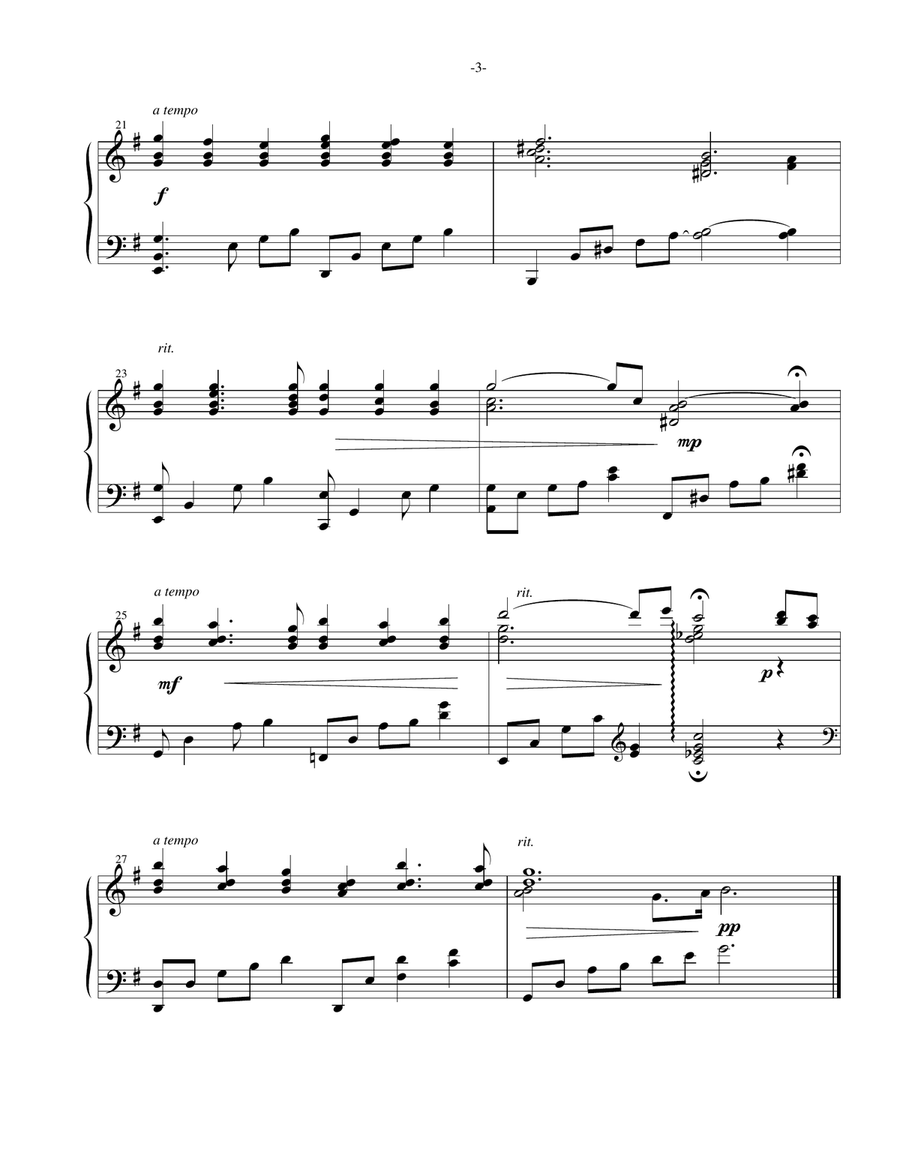 Sacred Hymn Arrangements for Piano - book 1 Piano Solo scores gallery preview page 6