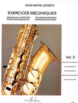 Book cover for Exercices mecaniques - Volume 3