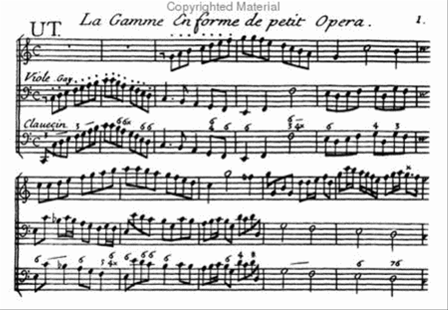 The Scale and other pieces for violin, viol and harpsichord (ad libitum) Violin scores gallery preview page 2