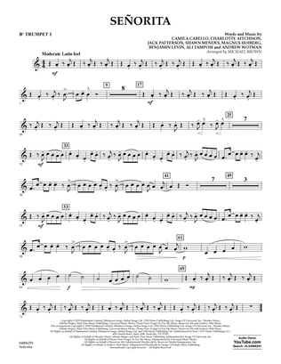 Se&#241;orita (arr. Michael Brown) - Bb Trumpet 1