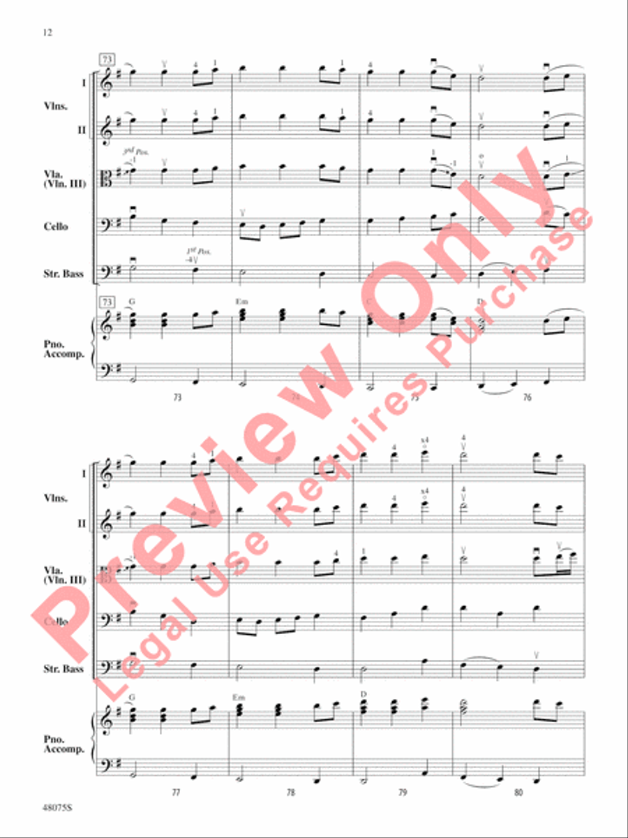 Shifting Sands String Orchestra scores gallery preview page 13