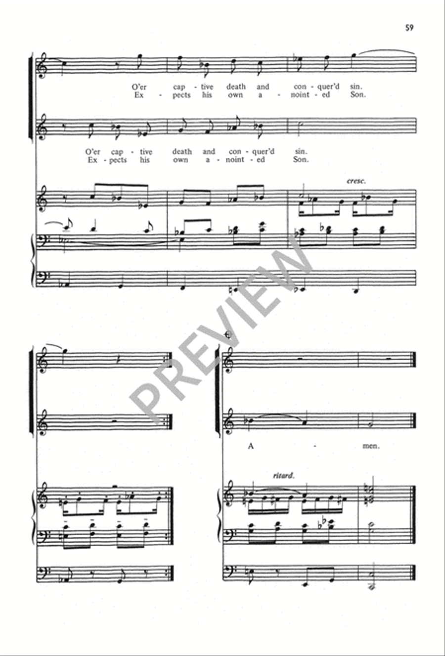 The Calvin Hampton Hymnary 4-Part scores gallery preview page 63