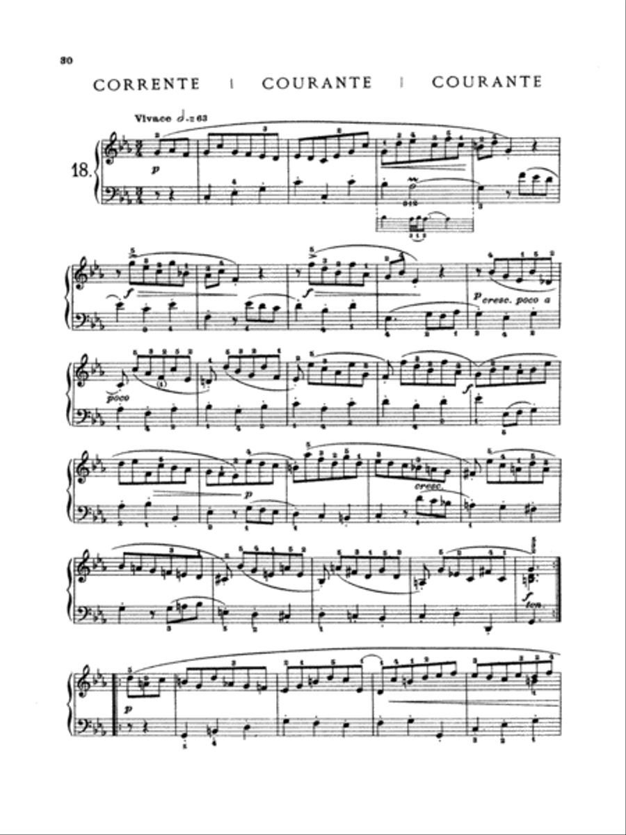 Bach: Twenty Three Easy Pieces (Ed. Mugellini) Piano Solo scores gallery preview page 1
