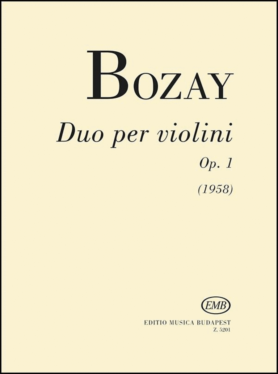 Duo Per Violini Op. 1