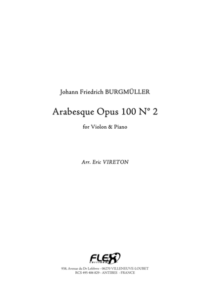 Arabesque Opus 100 No. 2 image number null