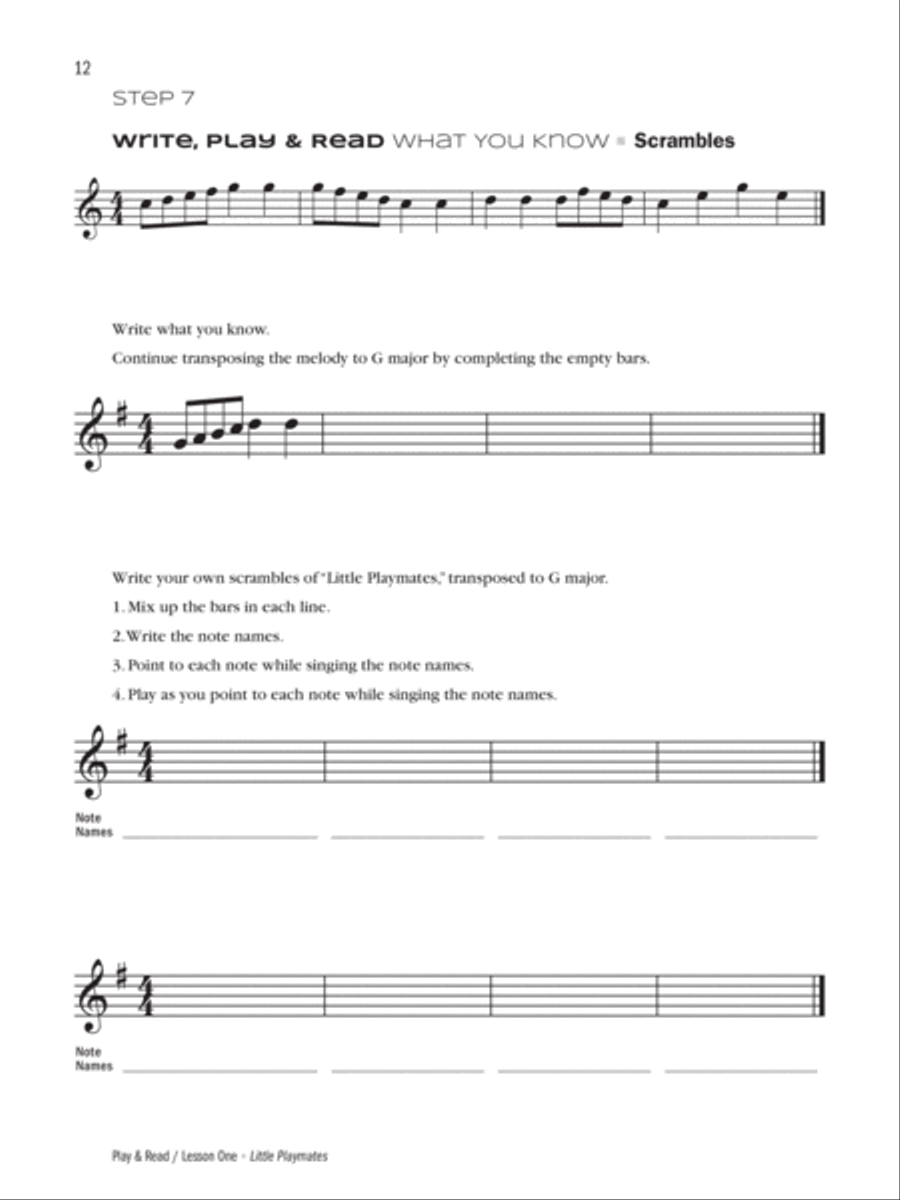Play & Read Piano Method scores gallery preview page 5