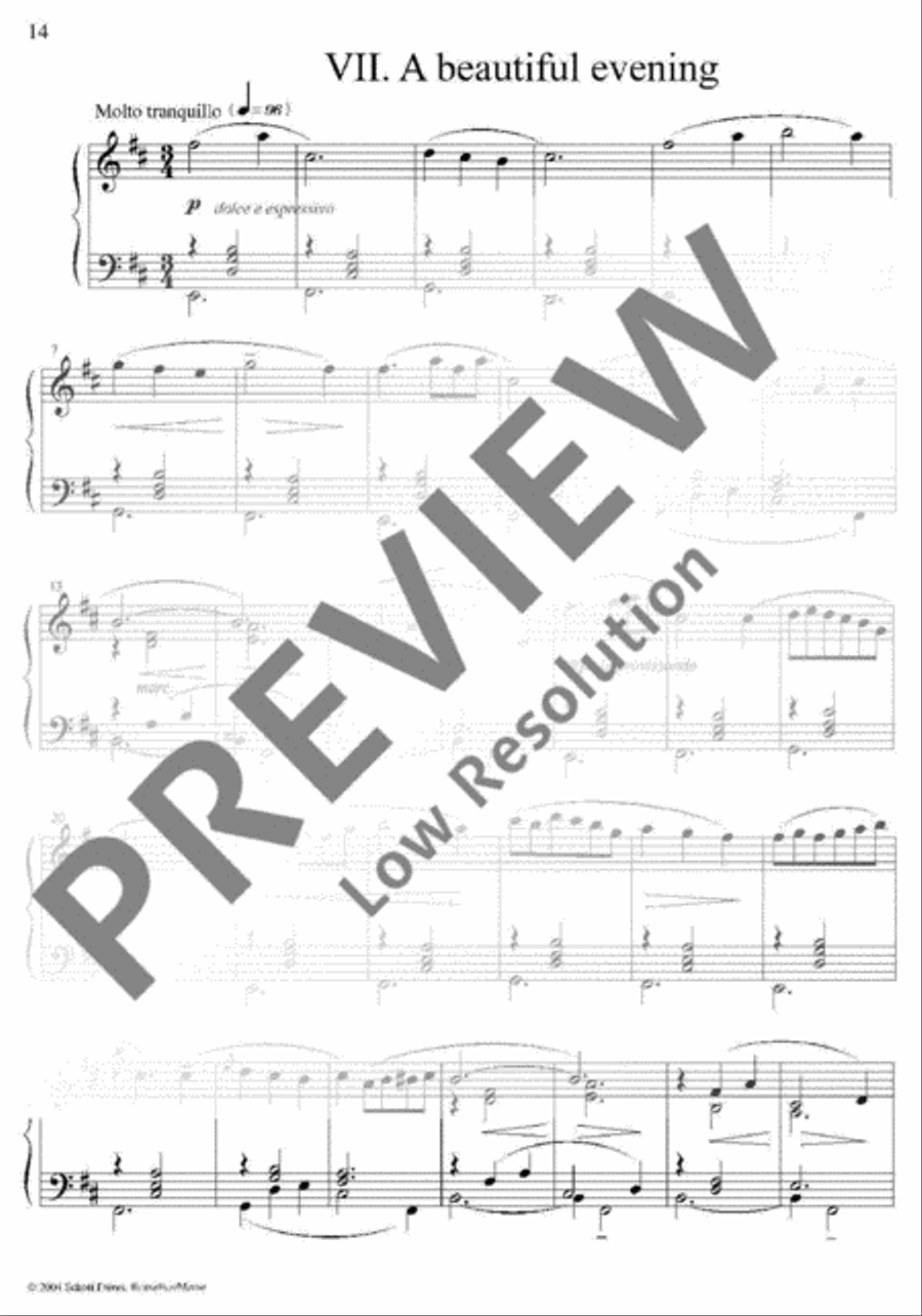 10 Pieces for Children Piano Solo scores gallery preview page 15
