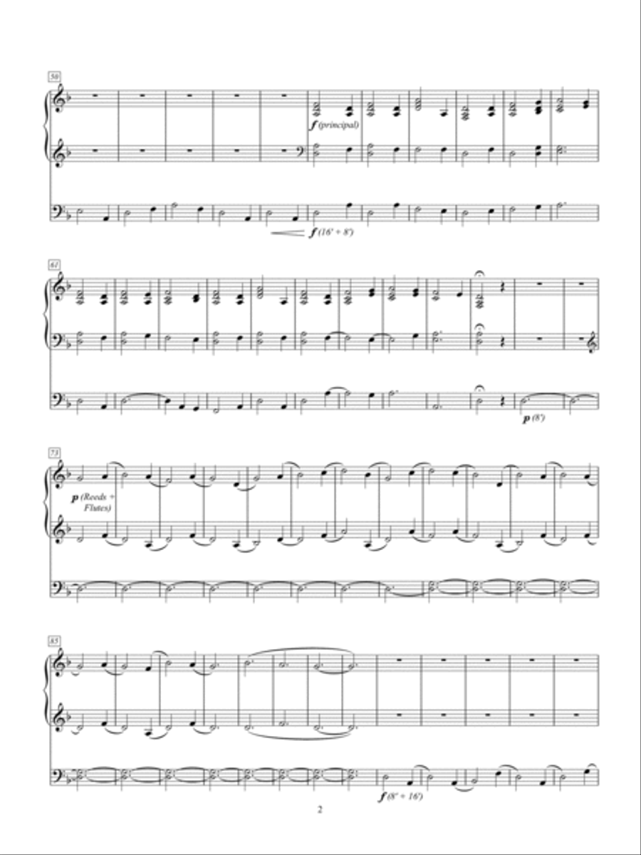 Three Expressions of Faith Three Expressions of Faith Organ Solo scores gallery preview page 4