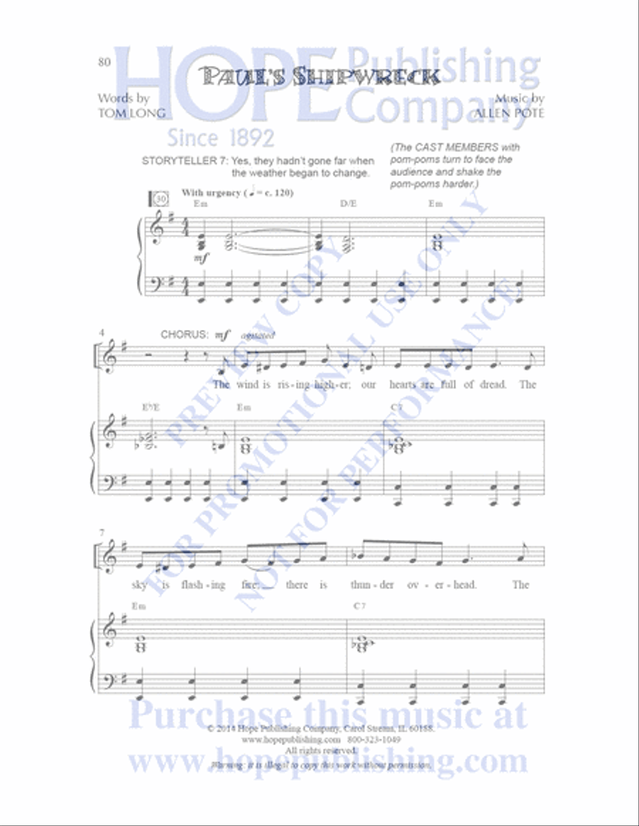 Sailor's Bible Children's Choir scores gallery preview page 81