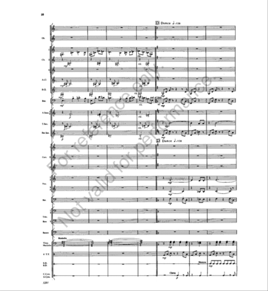 Symphonic Celebration and Dance Concert Band scores gallery preview page 9