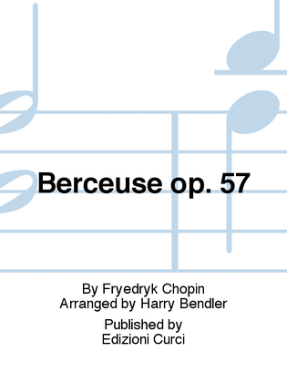 Book cover for Berceuse op. 57