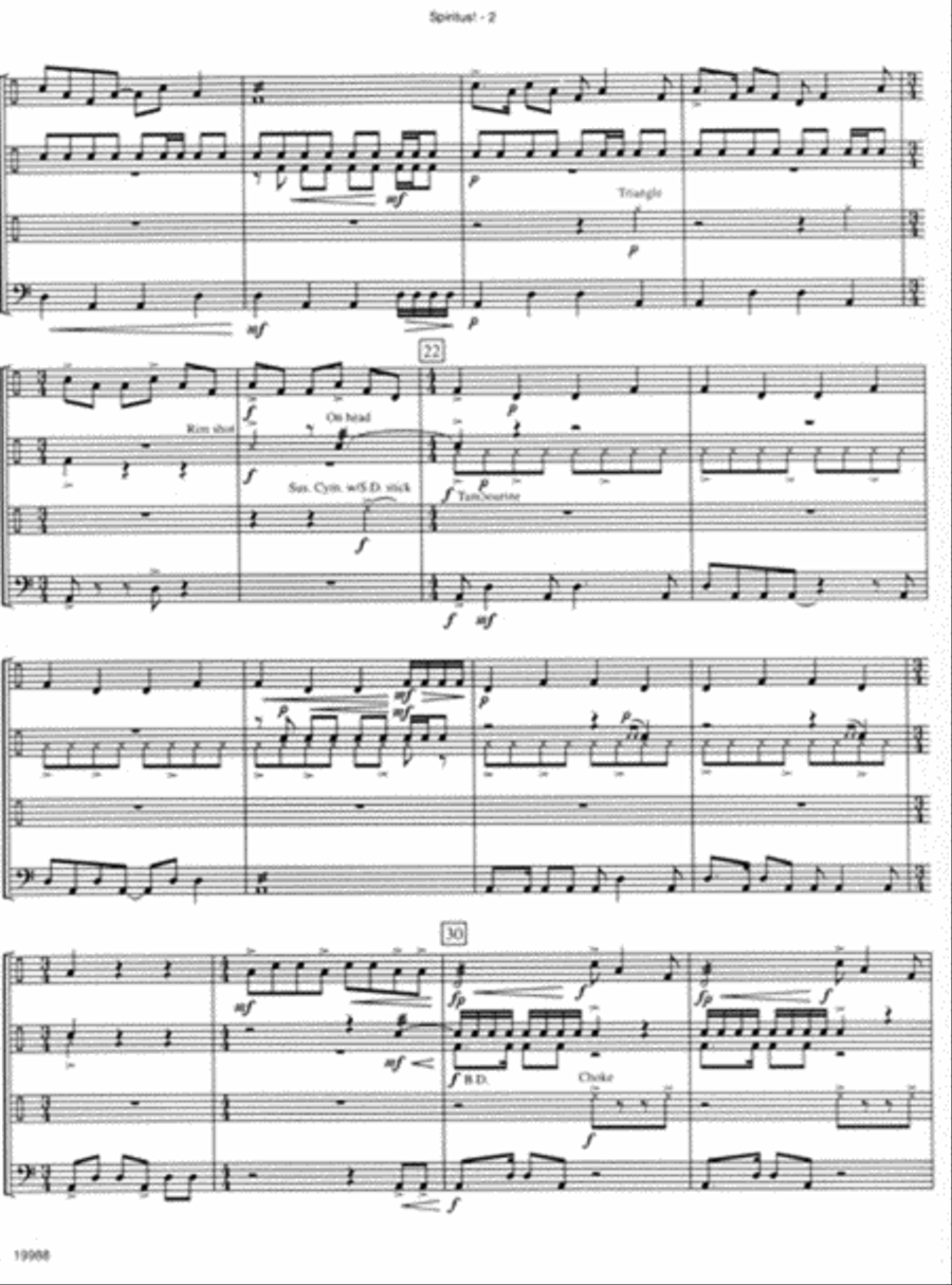 Spiritus! Spiritus! Percussion scores gallery preview page 3
