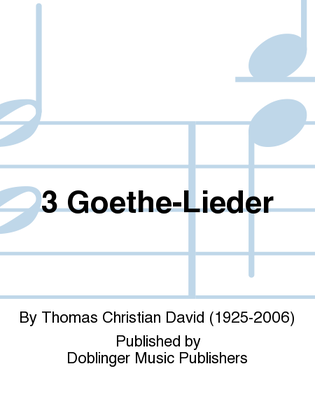 3 Goethe-Lieder