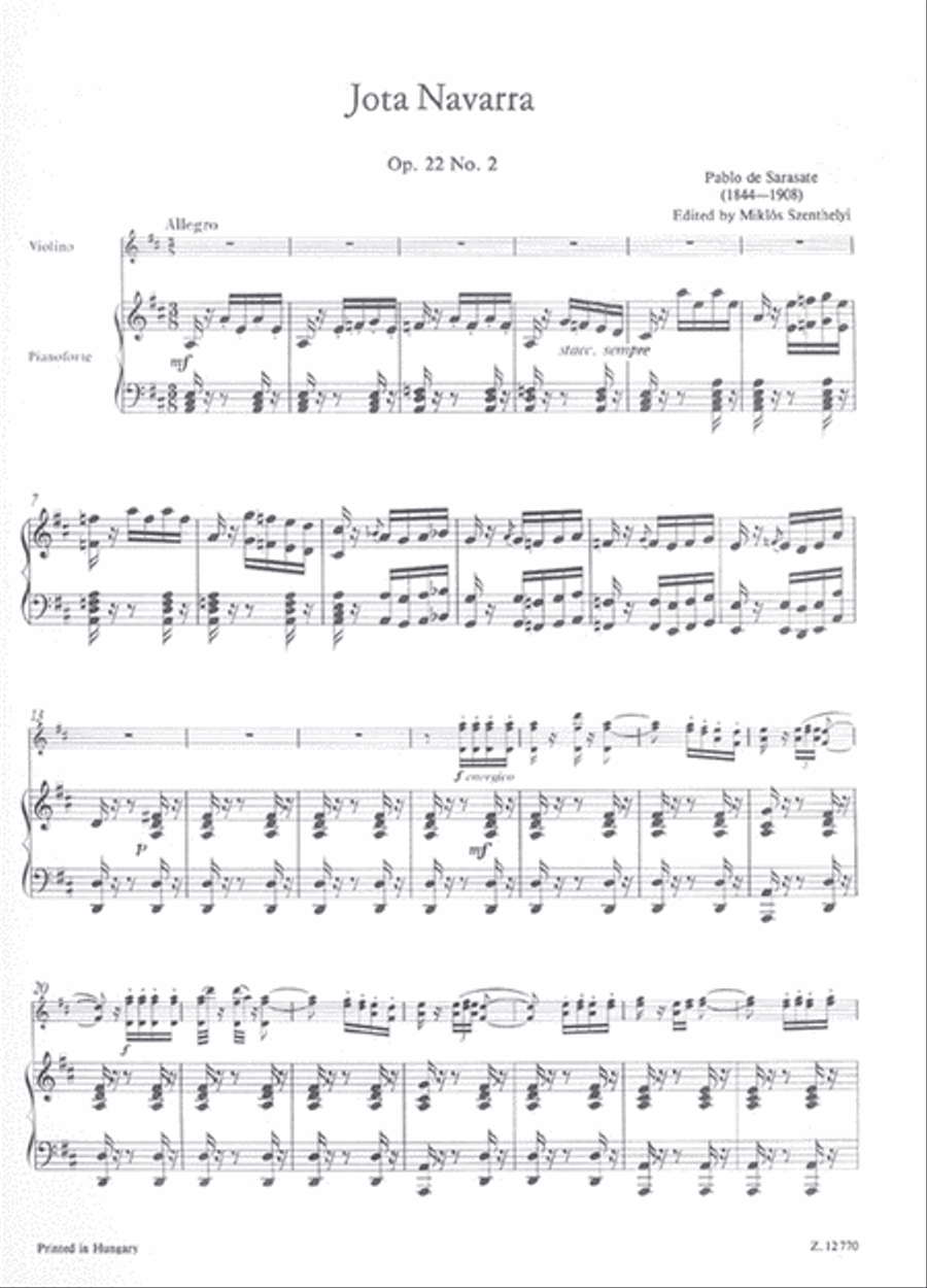 Spanische Tänze für Violine mit Klavierbegleitung Violin Solo scores gallery preview page 2