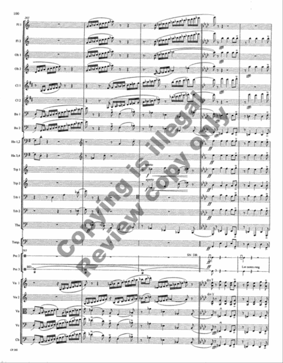 Symphony No. 1 Full Orchestra scores gallery preview page 202