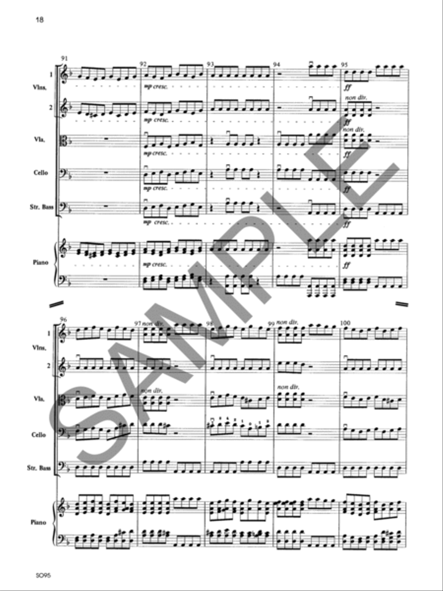 Toccatina - Score String Orchestra scores gallery preview page 18