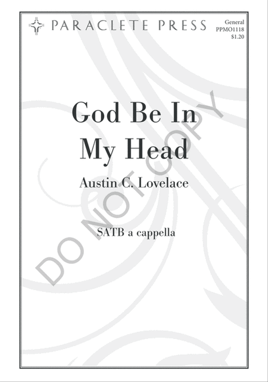 God Be In My Head 4-Part scores gallery preview page 2