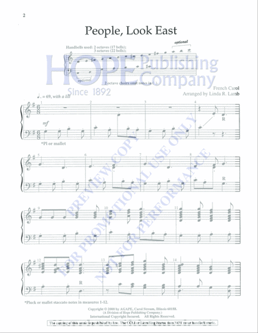 People, Look East People, Look East 3-Octaves scores gallery preview page 2