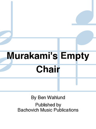 Book cover for Murakami's Empty Chair