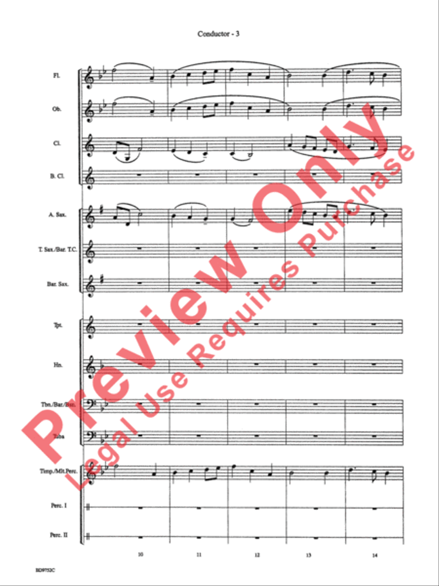 Dona Nobis Pacem Dona Nobis Pacem Concert Band scores gallery preview page 5