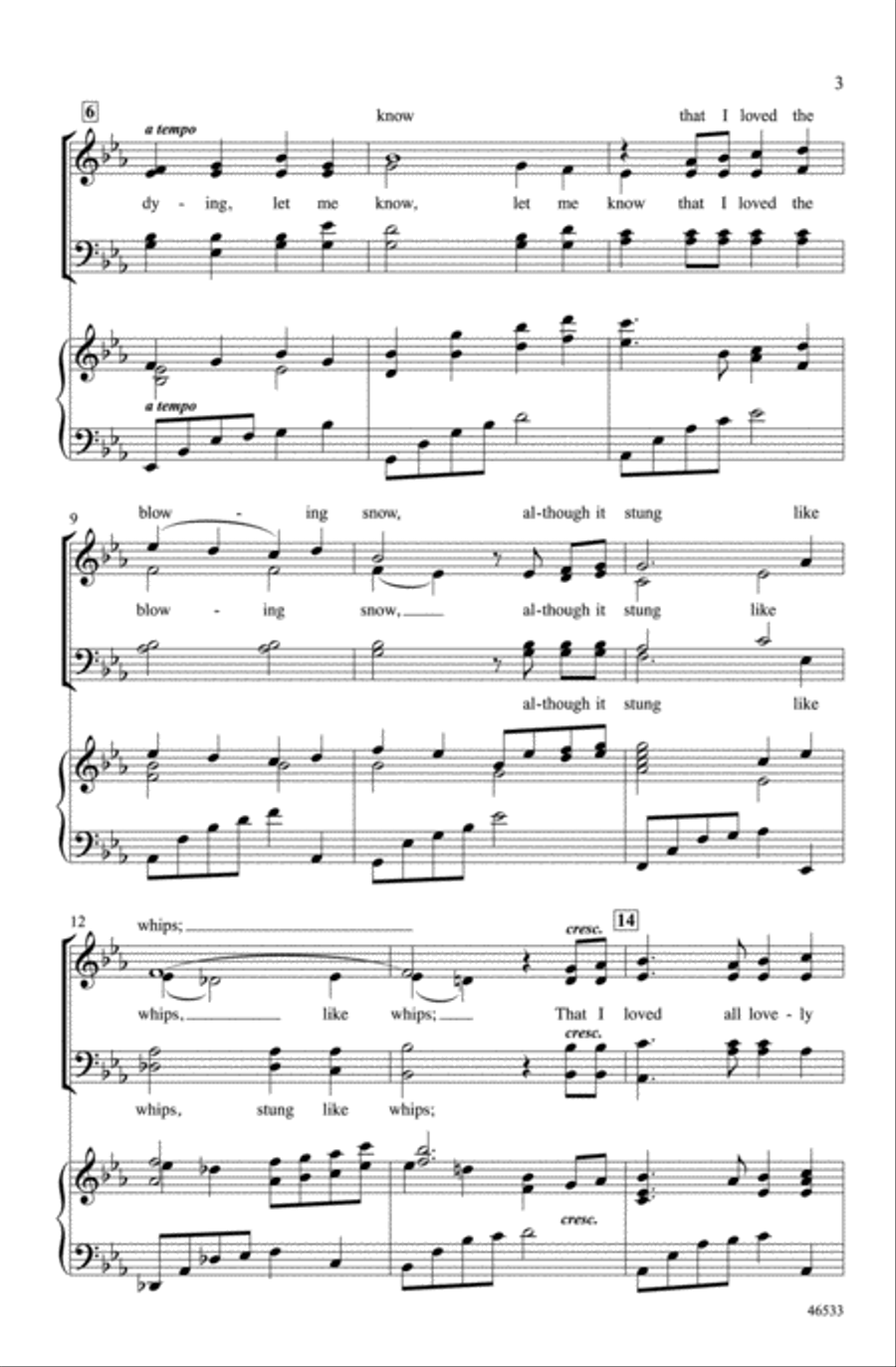 That I Loved Choir scores gallery preview page 2
