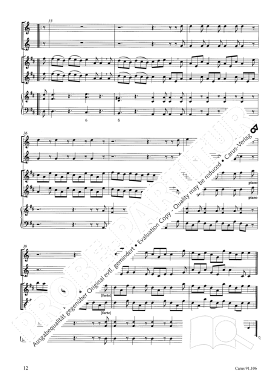 Concerto pastorello 23 + 24 Score scores gallery preview page 13