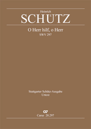 Book cover for O save us Lord (O Herr, hilf, o Herr lass wohl gelingen)
