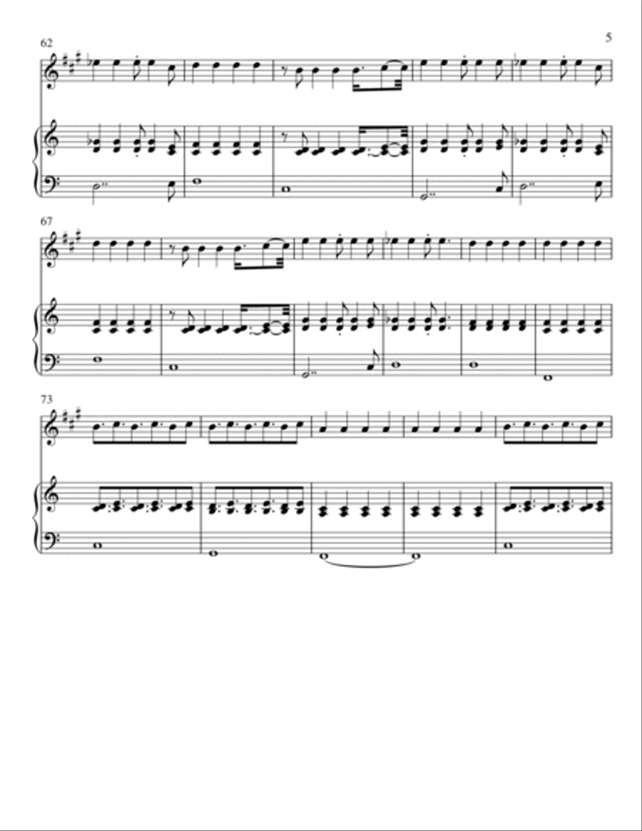 Drops Of Jupiter (tell Me) Small Ensemble scores gallery preview page 5