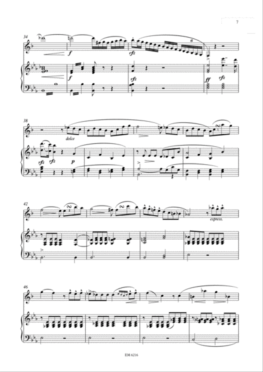 Concertino nr. 2 for Clarinet (Piano Reduction) Clarinet Solo scores gallery preview page 4