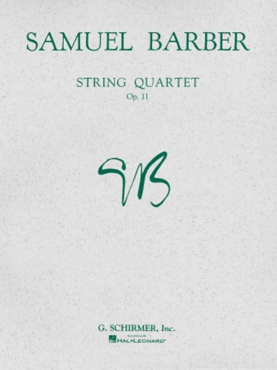 String Quartet, Op. 11 String Quartet scores gallery preview page 1
