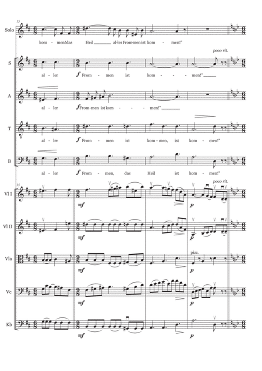 Peter Cornelius Weihnachtslieder - 2. Die Hirten - Score Only image number null