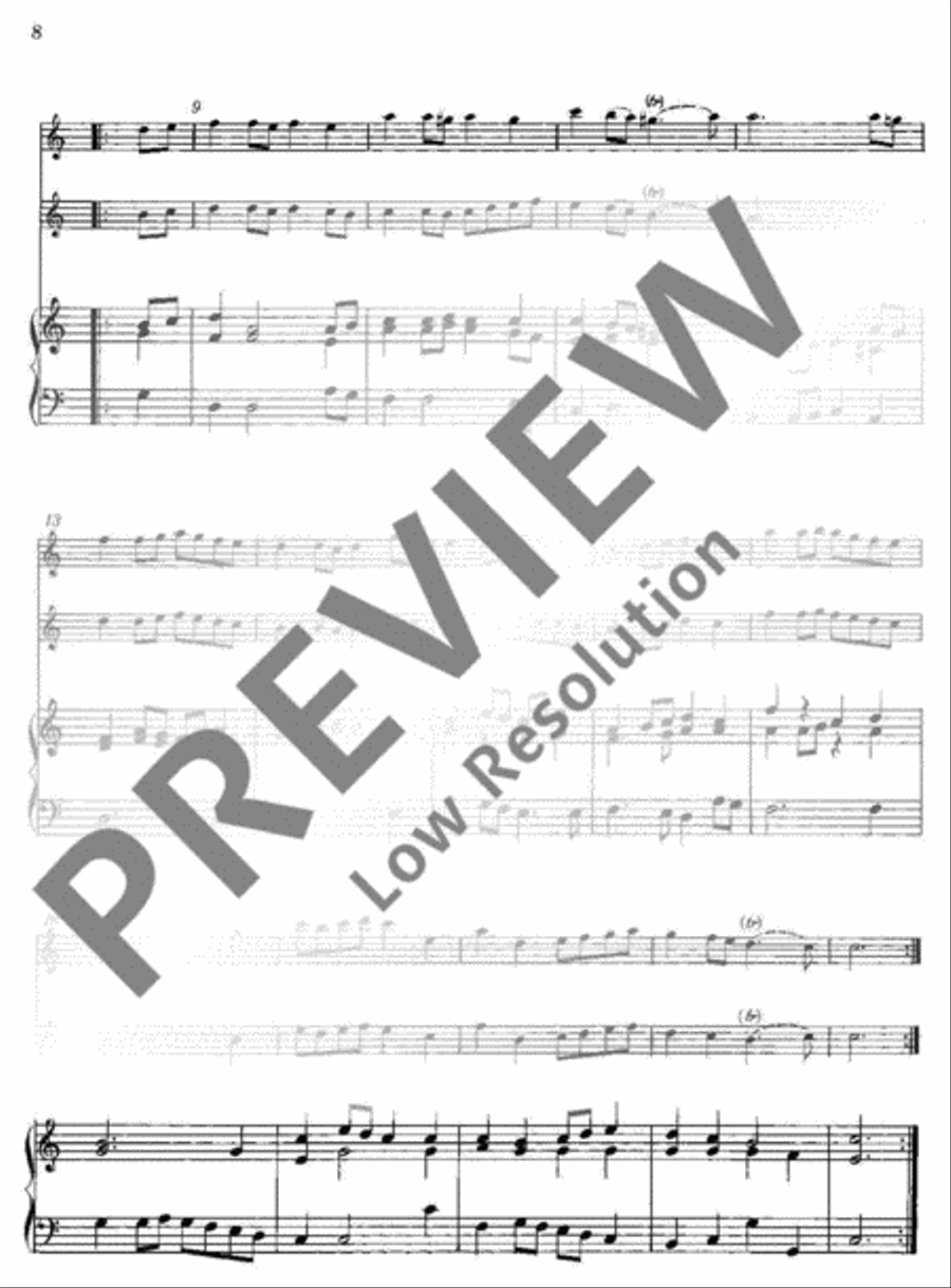 2 Suites Alto Recorder scores gallery preview page 9