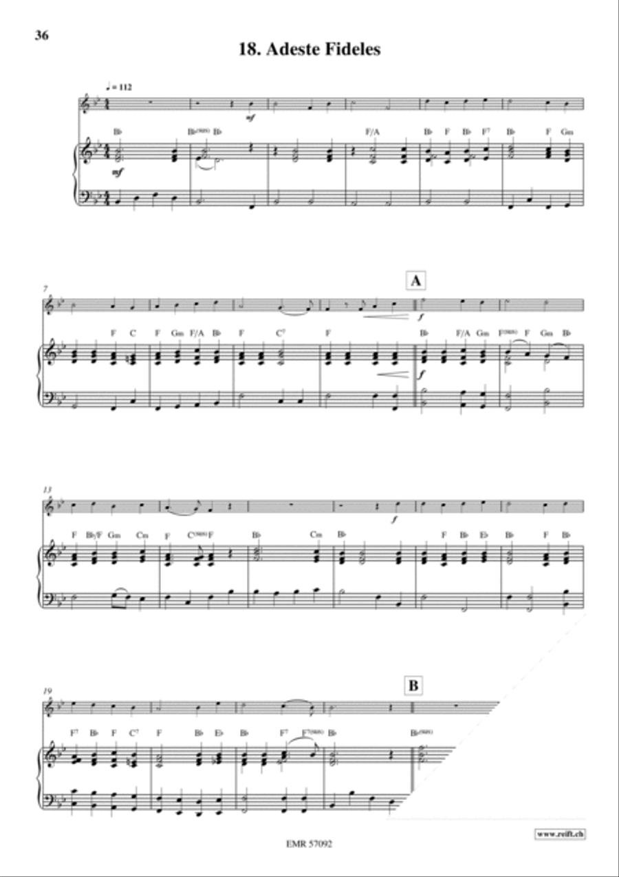 18 Christmas Songs Tenor Recorder scores gallery preview page 21
