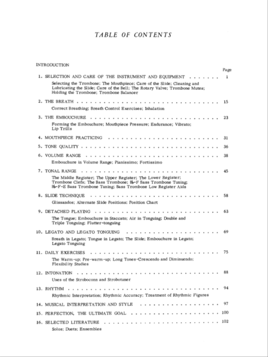 The Art of Trombone Playing Baritone Horn scores gallery preview page 2