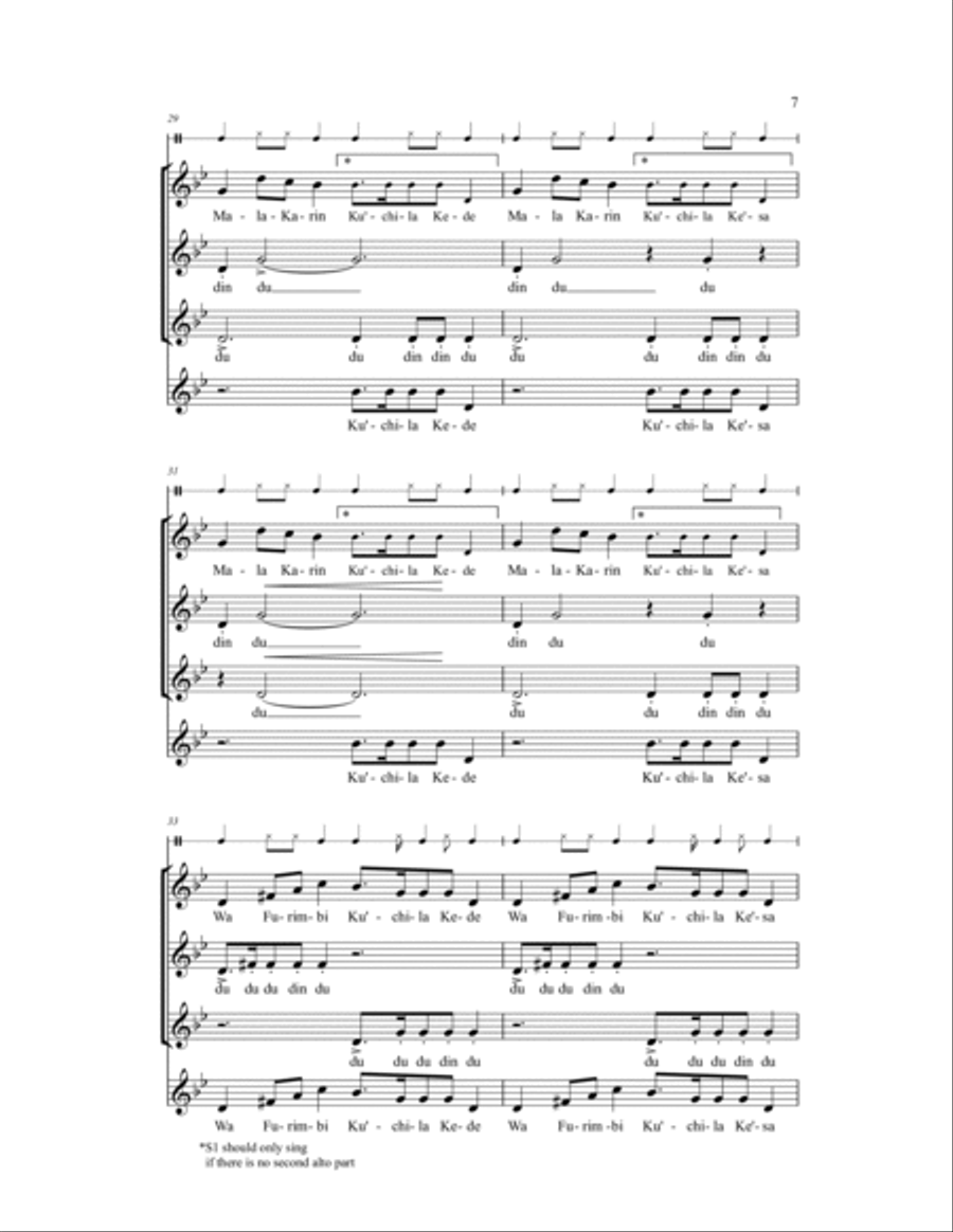 Cancion de los Tsachilas Cancion de los Tsachilas SSAA scores gallery preview page 15