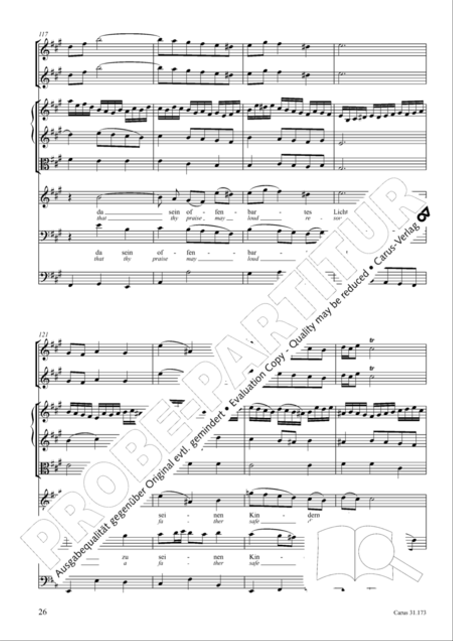 Exalted flesh and blood (Erhohtes Fleisch und Blut) 4-Part scores gallery preview page 26